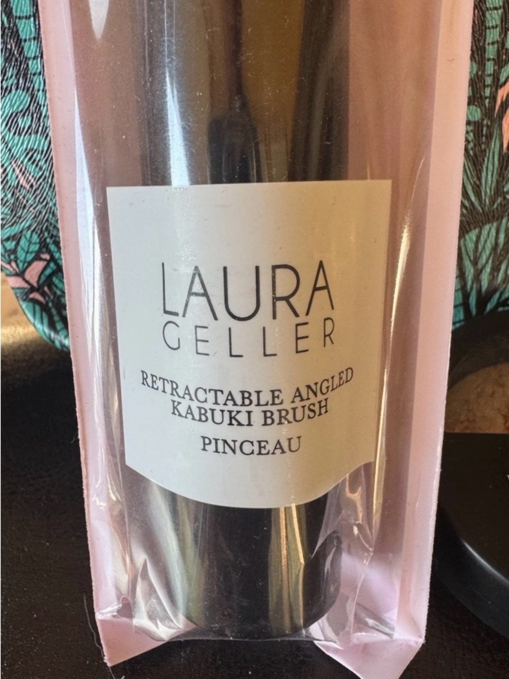 Laura Geller Makeup Brush & Compact Set in Teal and Pink - Picture 3 of 9